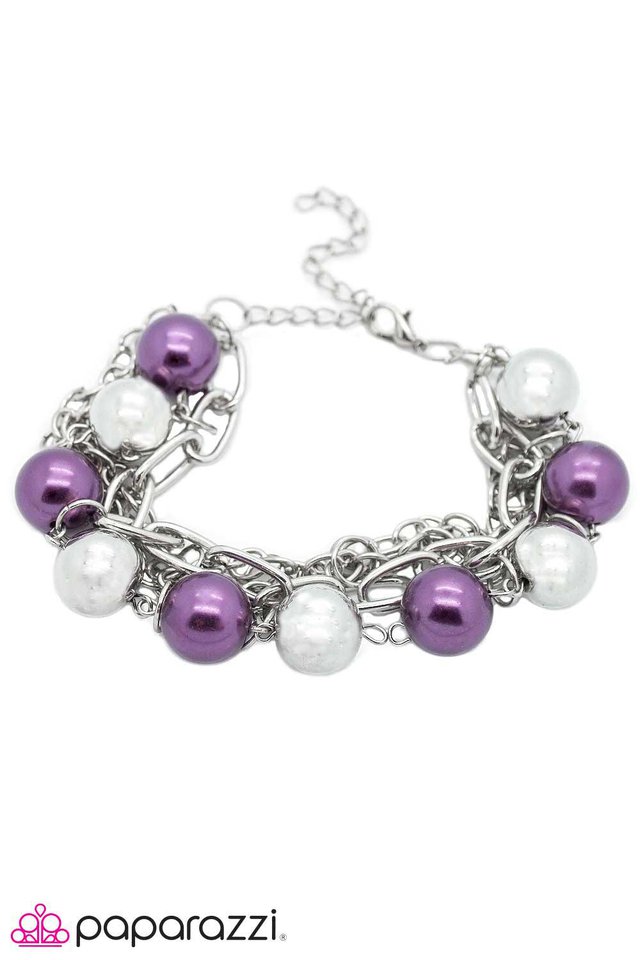 Paparazzi ♥ Right Side of the Tracks - Purple ♥ Bracelet