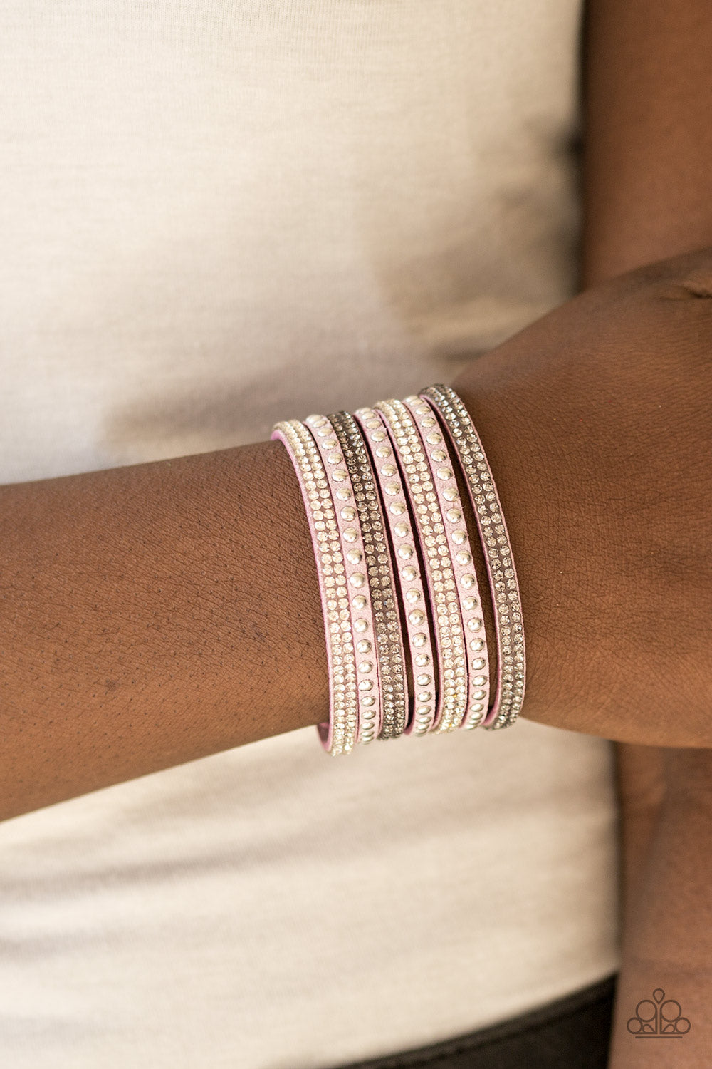 Paparazzi ♥ Victory Shine - Purple ♥ Bracelet