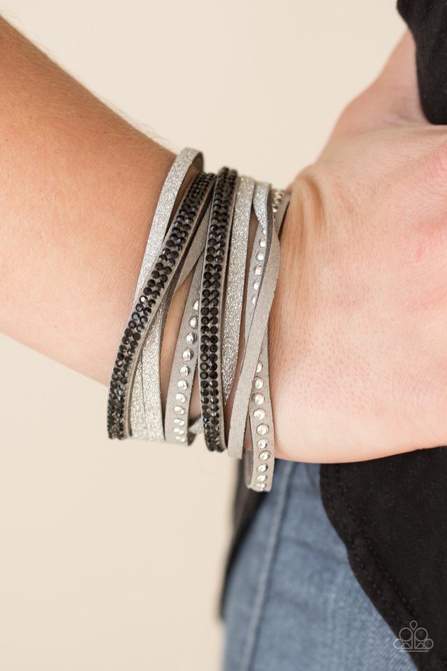 Paparazzi ♥ Once Upon A SHOWTIME - Silver ♥ Bracelet
