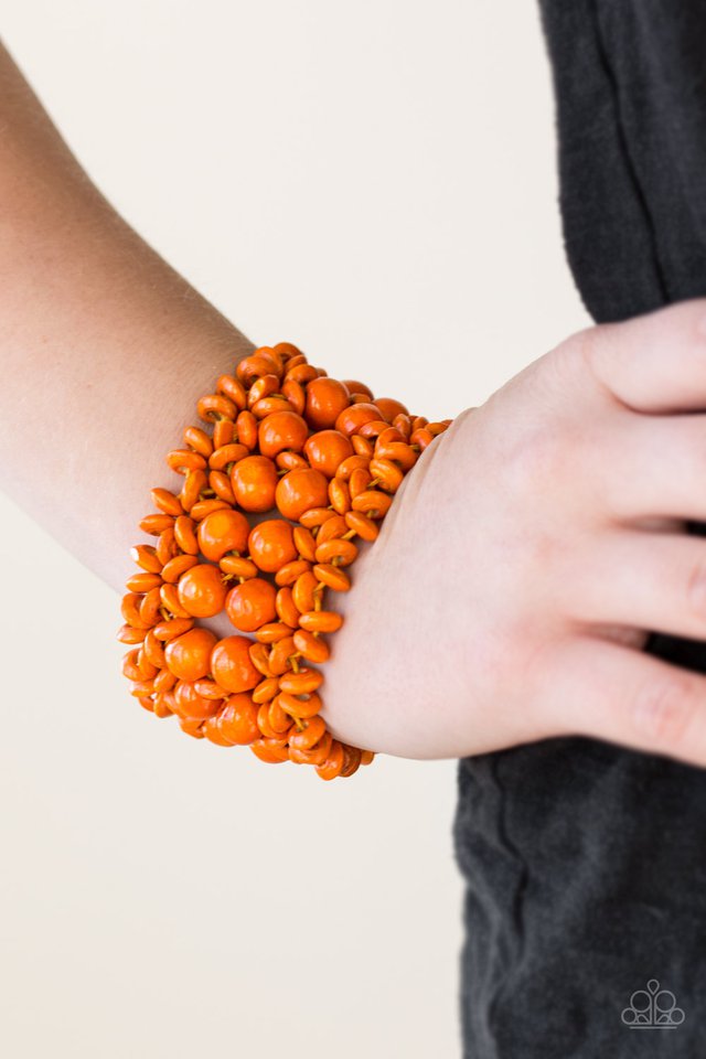 Paparazzi ♥ Tropical Bliss - Orange ♥ Bracelet