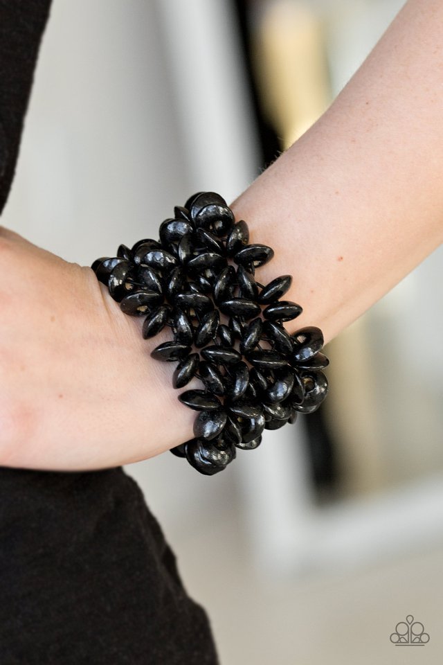 Paparazzi ♥ Hawaii Haven - Black ♥ Bracelet