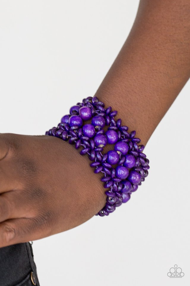Paparazzi ♥ Tropical Bliss - Purple ♥ Bracelet