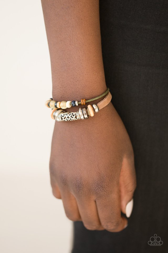 Paparazzi ♥ Canyon Treasure - Brown ♥ Bracelet