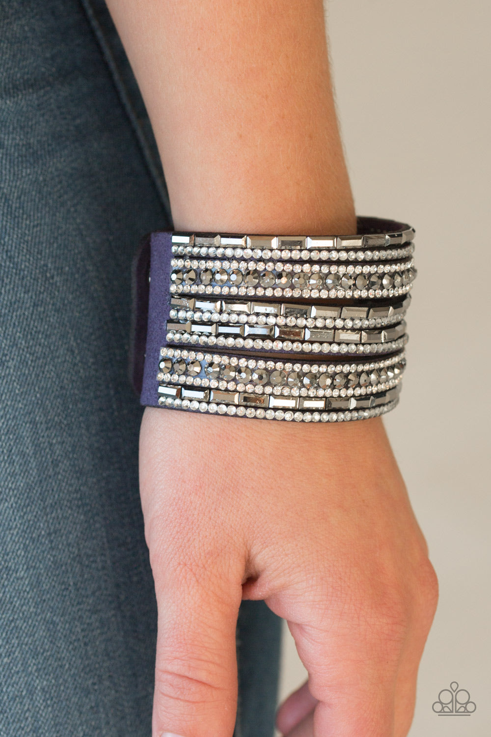 Paparazzi ♥ Wham Bam Glam - Blue ♥ Bracelet