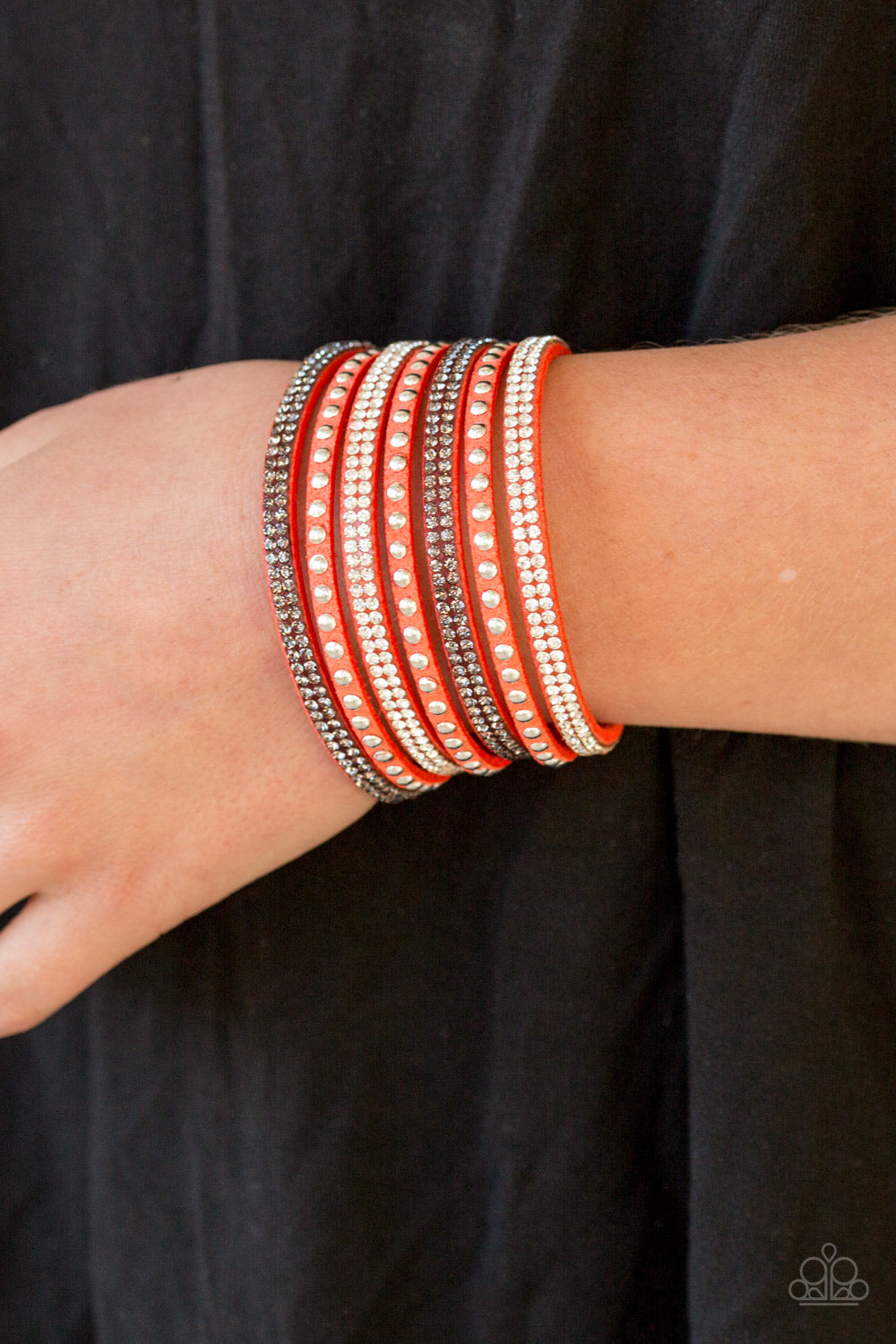 Paparazzi ♥ Victory Shine - Orange ♥ Bracelet