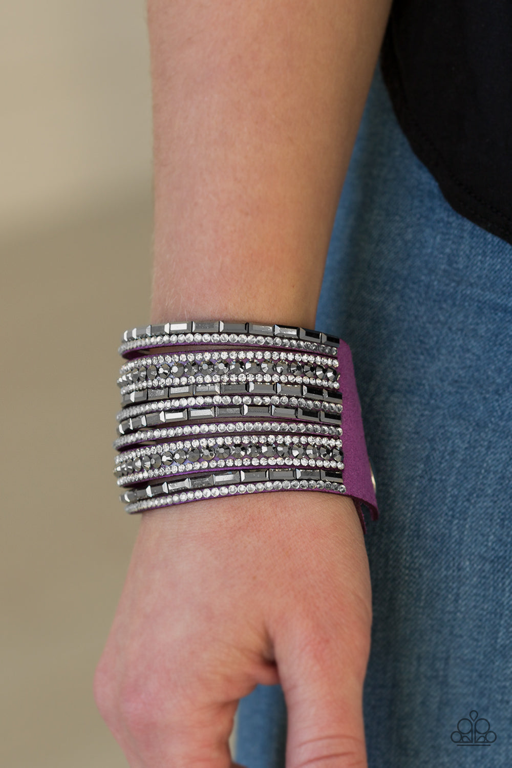 Paparazzi ♥ Wham Bam Glam - Purple ♥ Bracelet