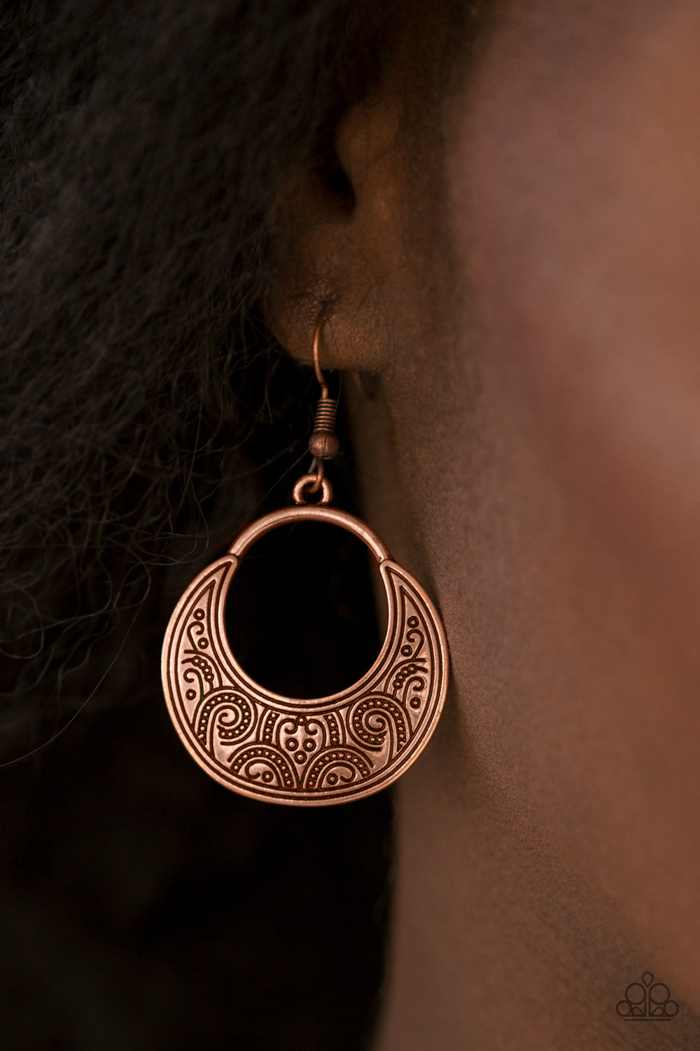 Paparazzi ♥ Noble Native - Copper ♥ Earrings