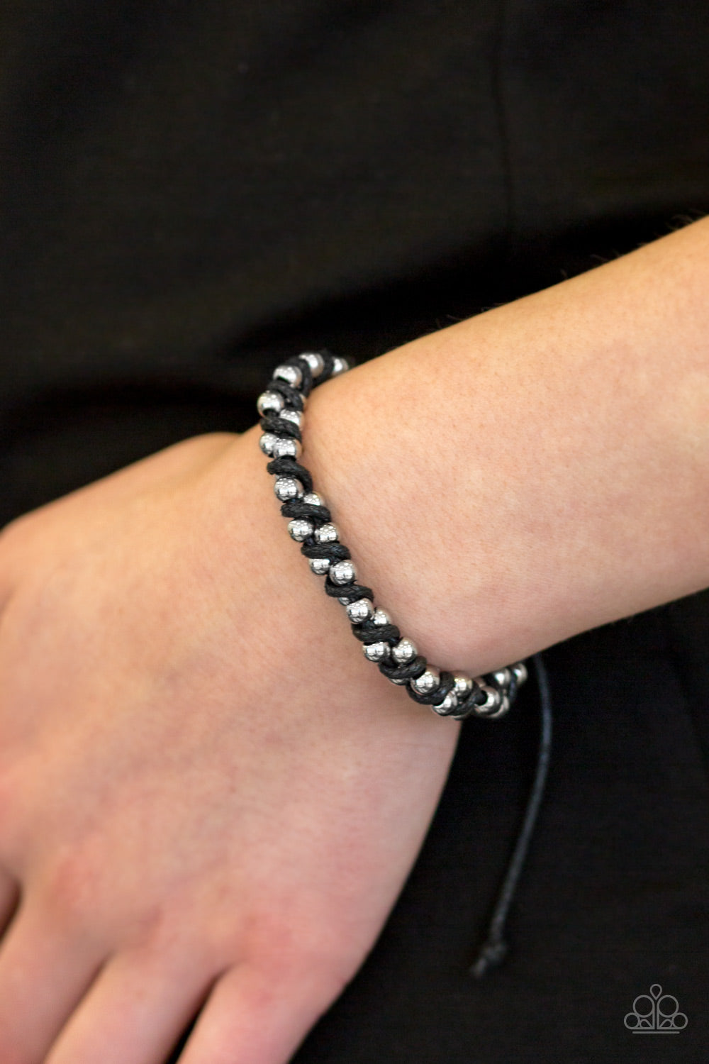 Paparazzi ♥ Beaded Bandit - Black ♥ Bracelet