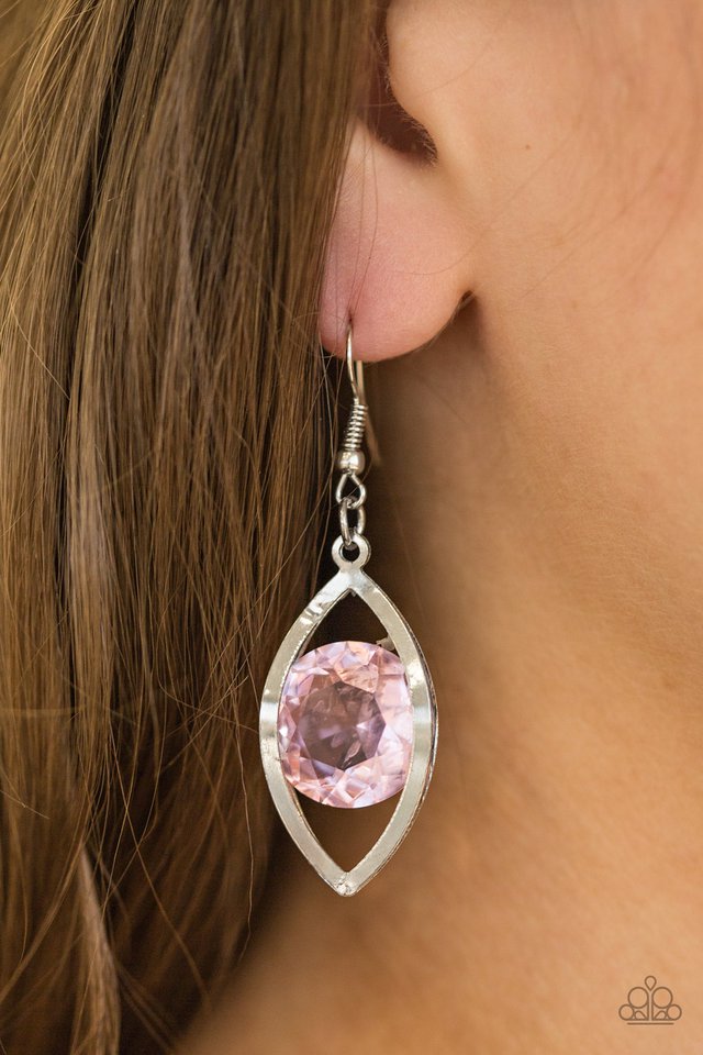 Paparazzi ♥ Your Eyes Only - Pink ♥ Earrings