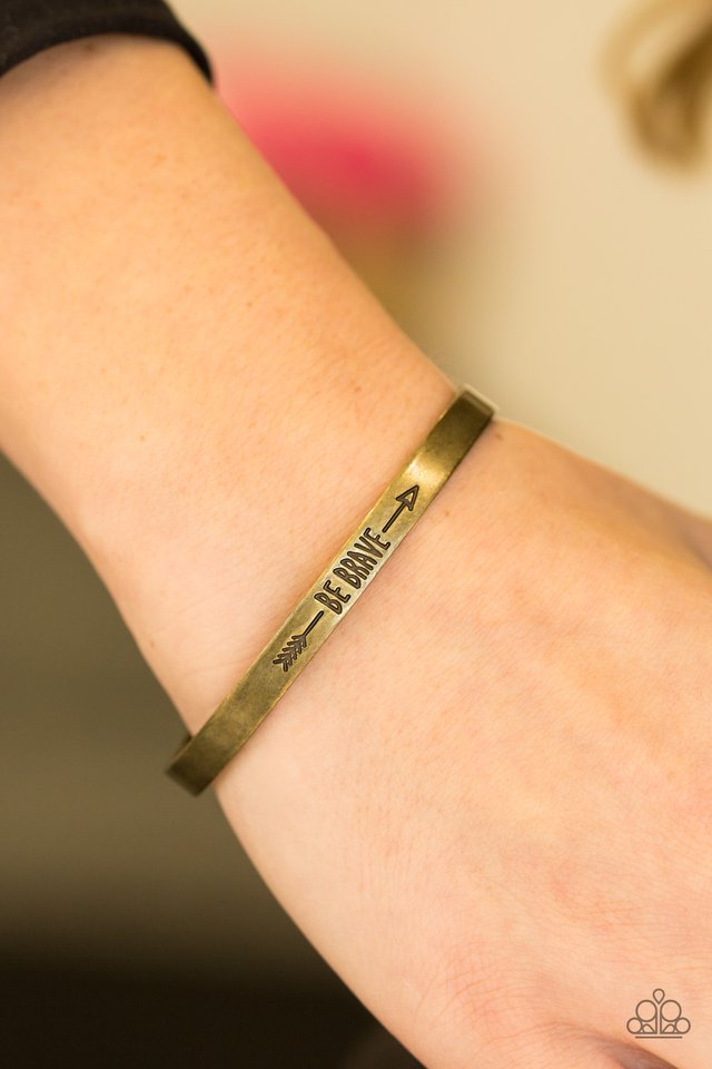 Paparazzi ♥ Brave and Bold - Brass ♥ Bracelet