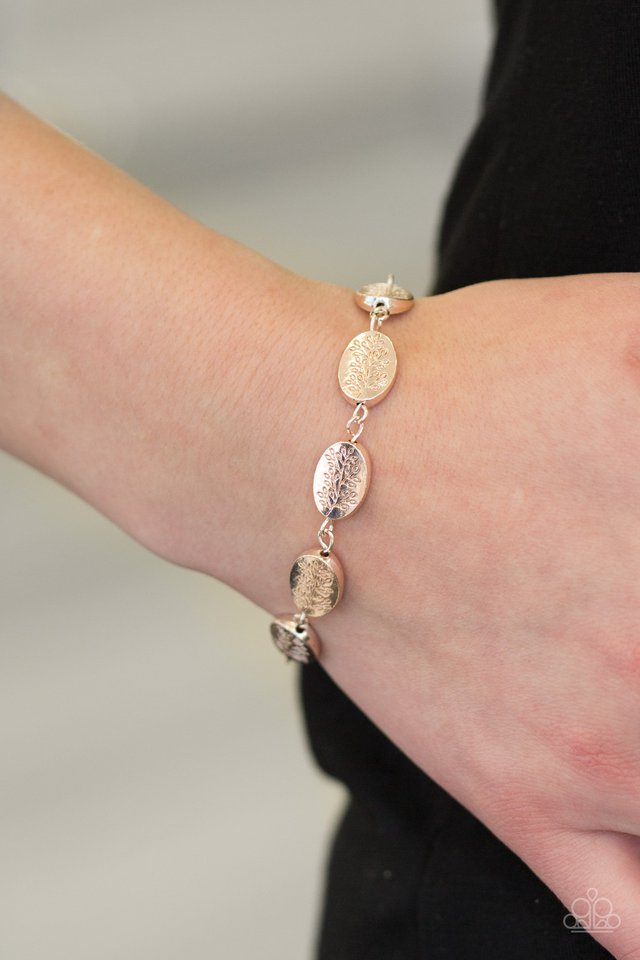 Paparazzi ♥ Good Things Come In TREES - Rose Gold ♥ Bracelet