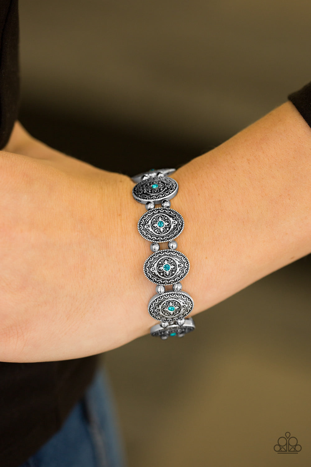 Paparazzi ♥ Girl Grandeur - Blue ♥ Bracelet