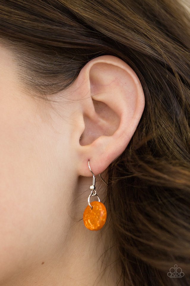 Paparazzi ♥ Hoppin Honolulu - Orange ♥ Necklace