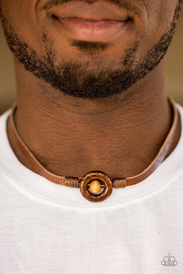 Paparazzi ♥ Outdoor Style - Brown ♥ Necklace