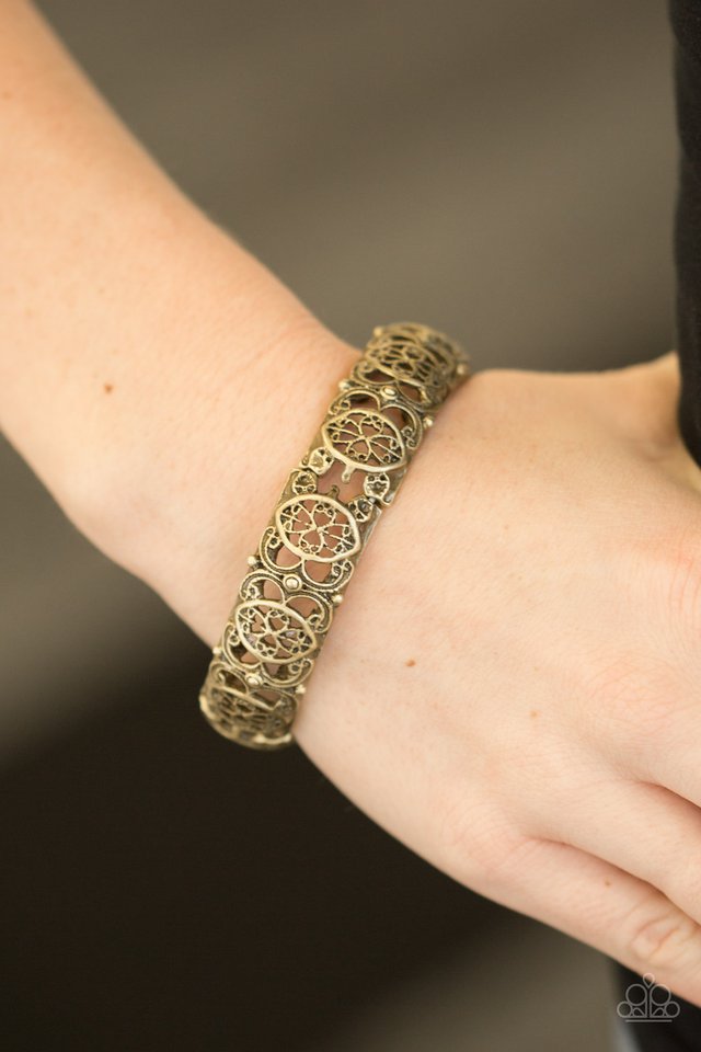 Paparazzi ♥ Naturally Nepal - Brass ♥ Bracelet
