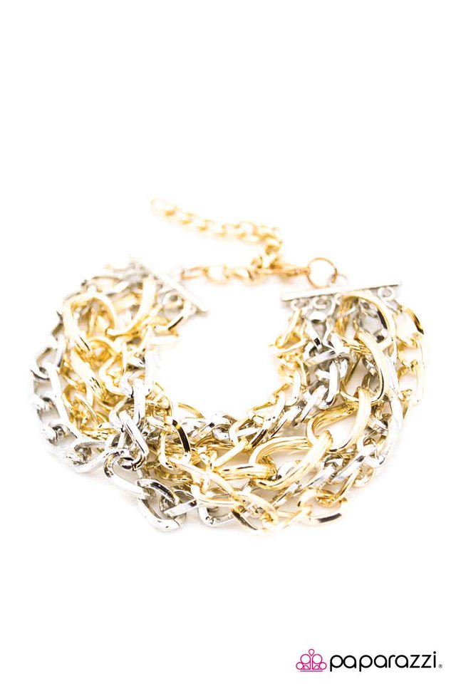 Paparazzi ♥ Material Girl - Gold ♥ Bracelet