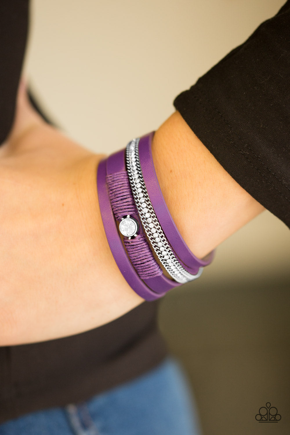 Paparazzi ♥ Catwalk Craze - Purple ♥ Bracelet