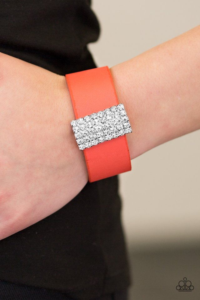 Paparazzi ♥ Walk The CATWALK - Orange ♥ Bracelet
