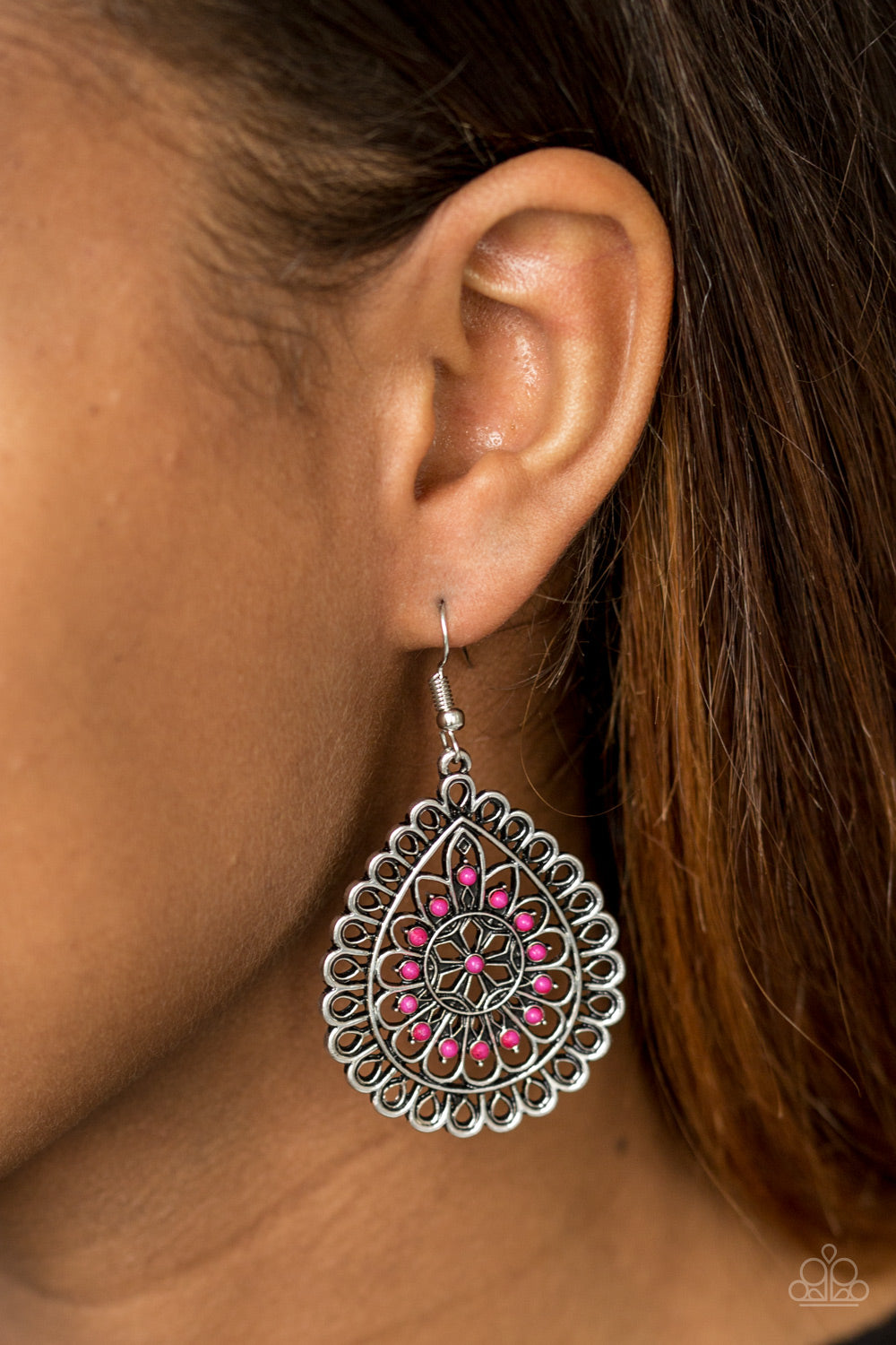 Paparazzi ♥ Sweet As Spring - Pink ♥ Earrings