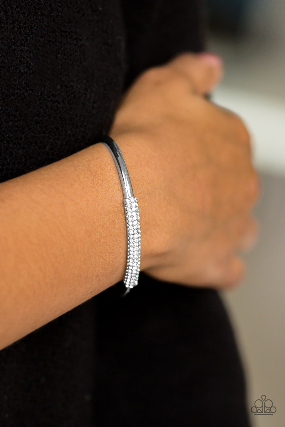 Paparazzi ♥ CACHE Only - White ♥ Bracelet