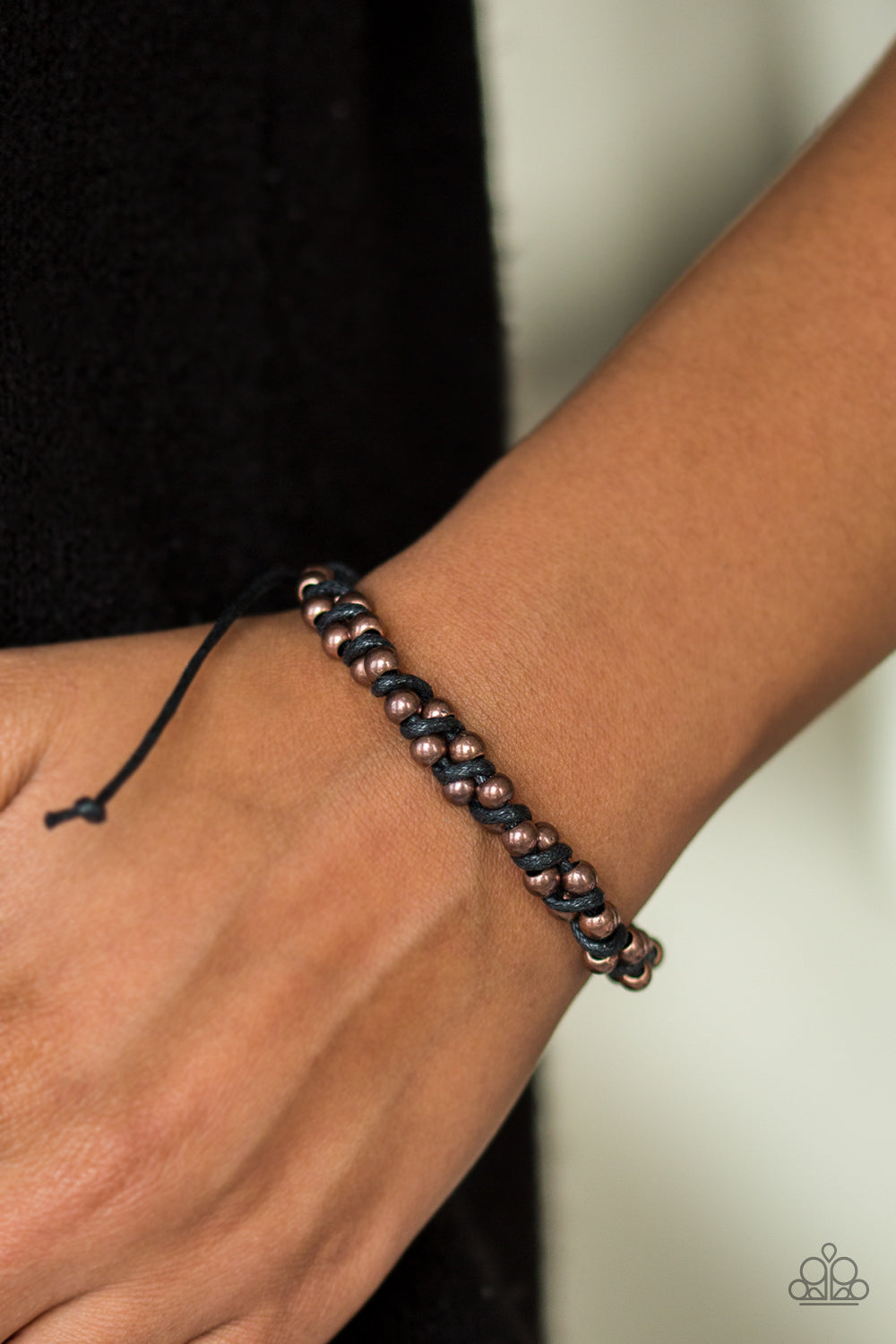 Paparazzi ♥ Beaded Bandit - Copper ♥ Bracelet