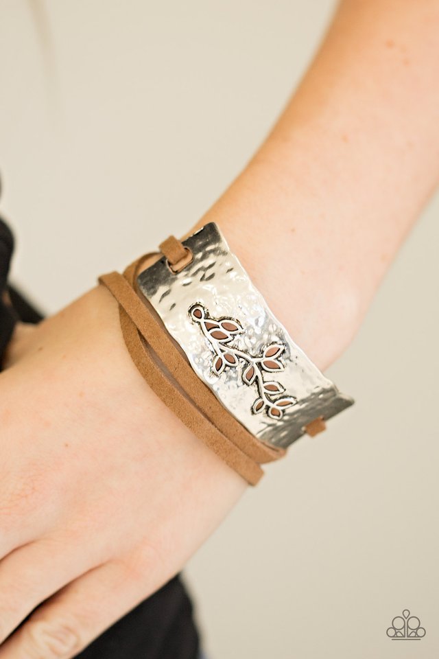 Paparazzi ♥ Branching Out - Brown ♥ Bracelet