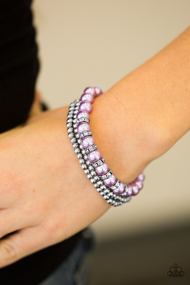 Paparazzi ♥ Perfect POSH-ture - Purple ♥ Bracelet