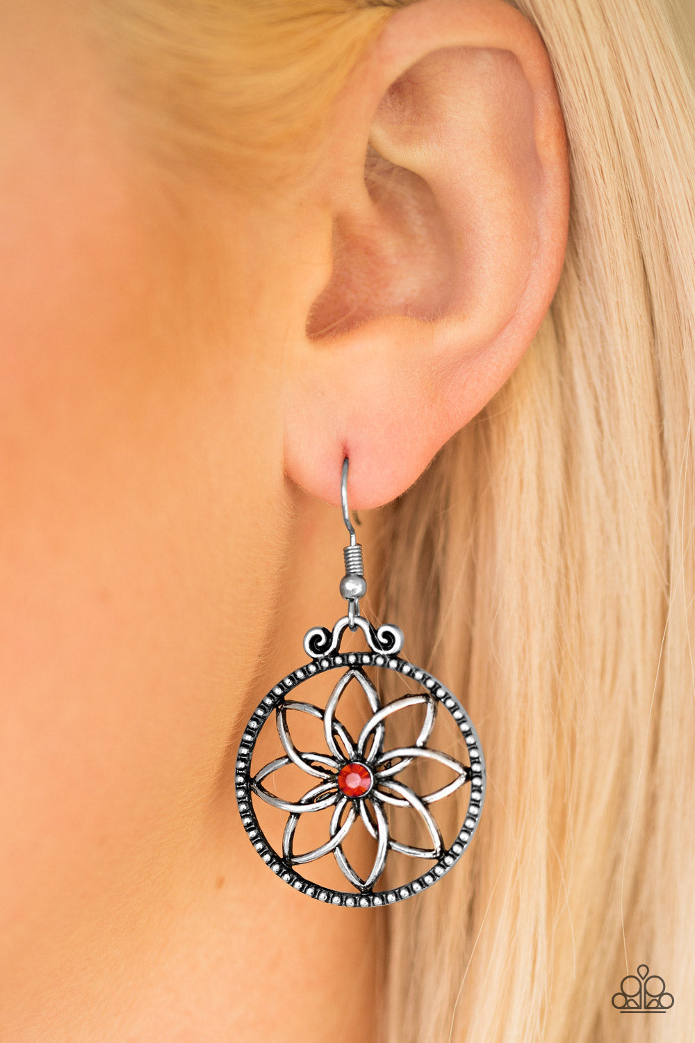 Paparazzi ♥ Bloom Bloom - Orange ♥ Earrings