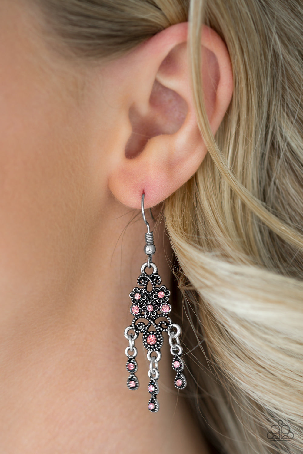 Paparazzi ♥ Spring Bling - Pink ♥ Earrings