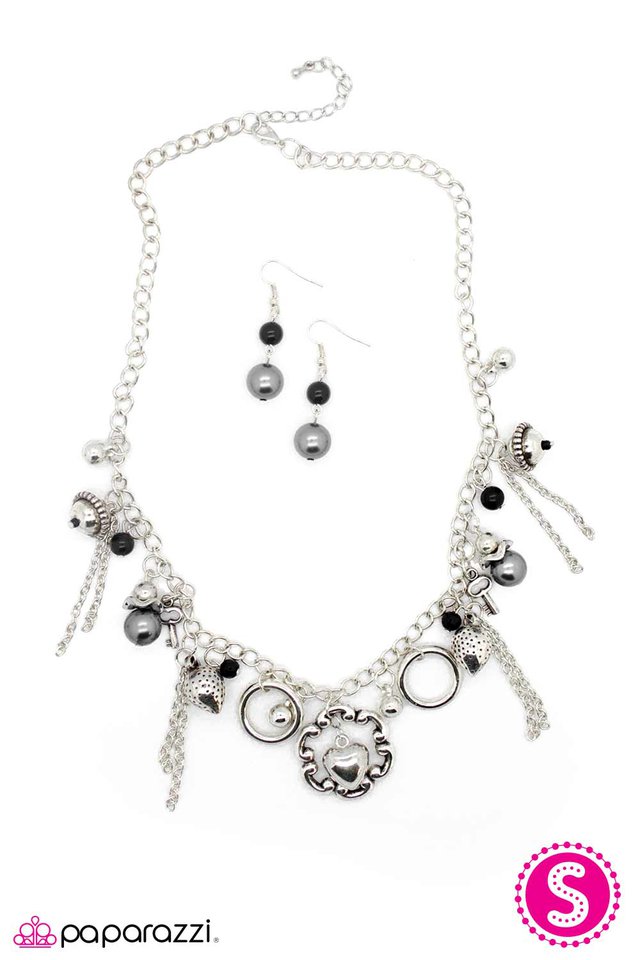 Paparazzi ♥ Trinkets and Tassels - Silver ♥ Necklace