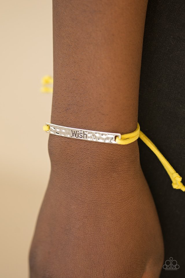 Paparazzi ♥ Careful What You Wish For - Yellow ♥ Bracelet