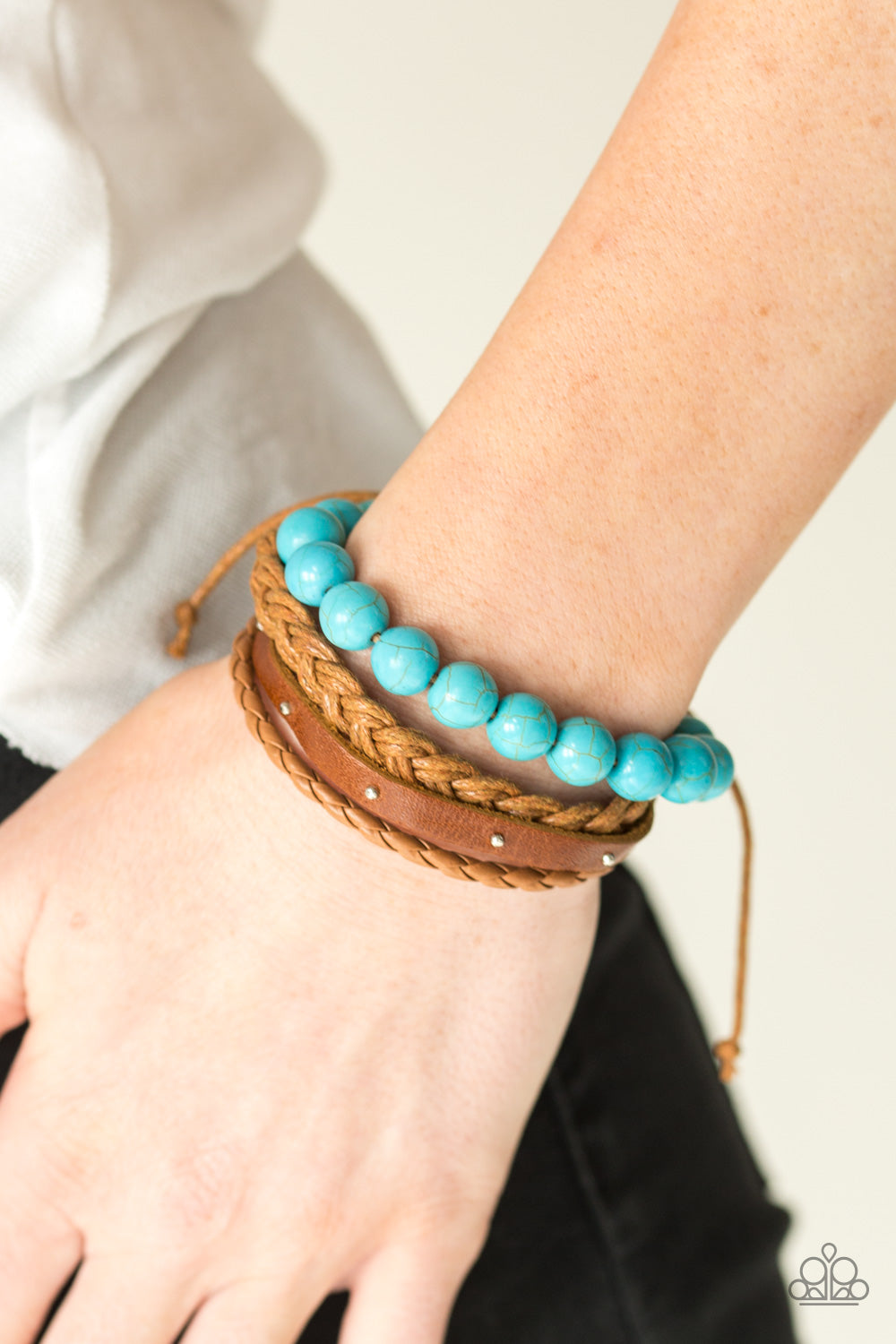 Paparazzi ♥ Natural Resource - Blue ♥ Bracelet