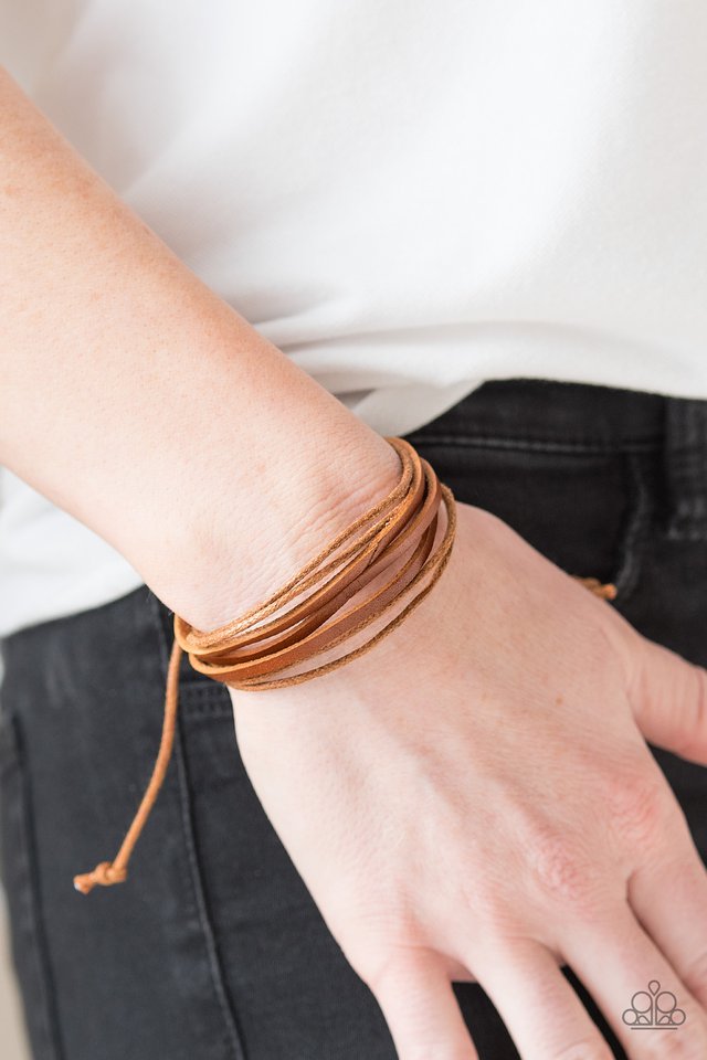 Paparazzi ♥ All Terrain - Brown ♥ Bracelet