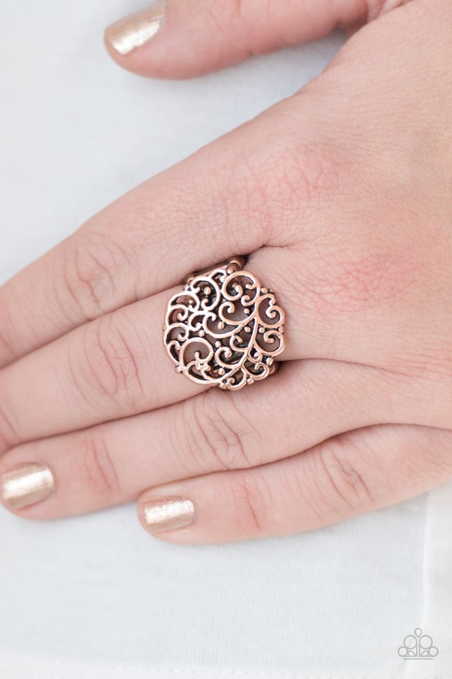 Paparazzi ♥ Thrills and Frills - Copper ♥ Ring