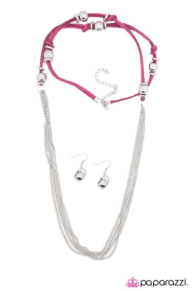Paparazzi ♥ Tied and True – Pink - Pink ♥ Necklace