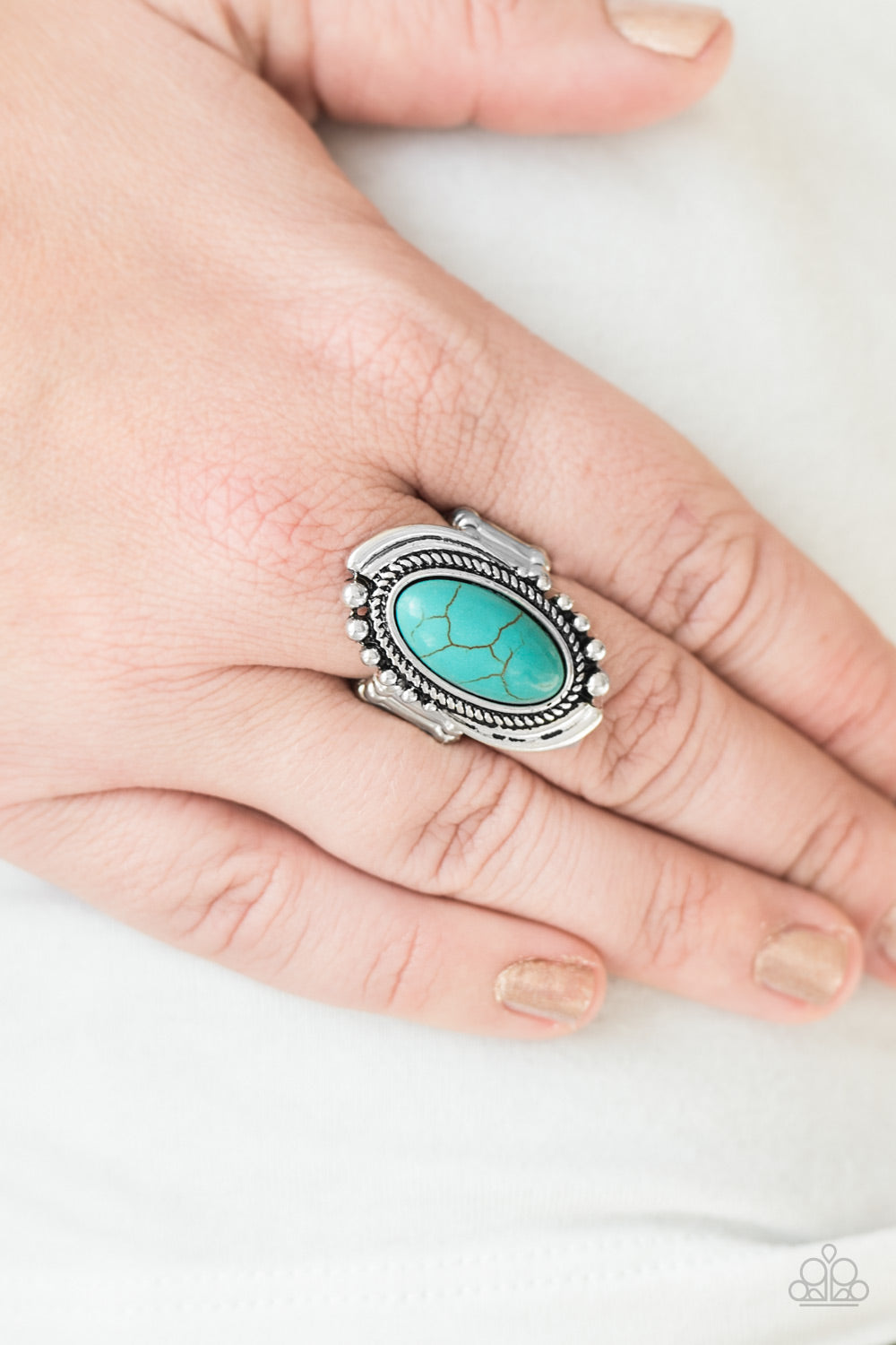 Paparazzi ♥ Stone Mountains - Blue ♥ Ring