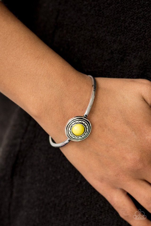 Paparazzi ♥ Sahara Sunshine - Yellow ♥ Bracelet