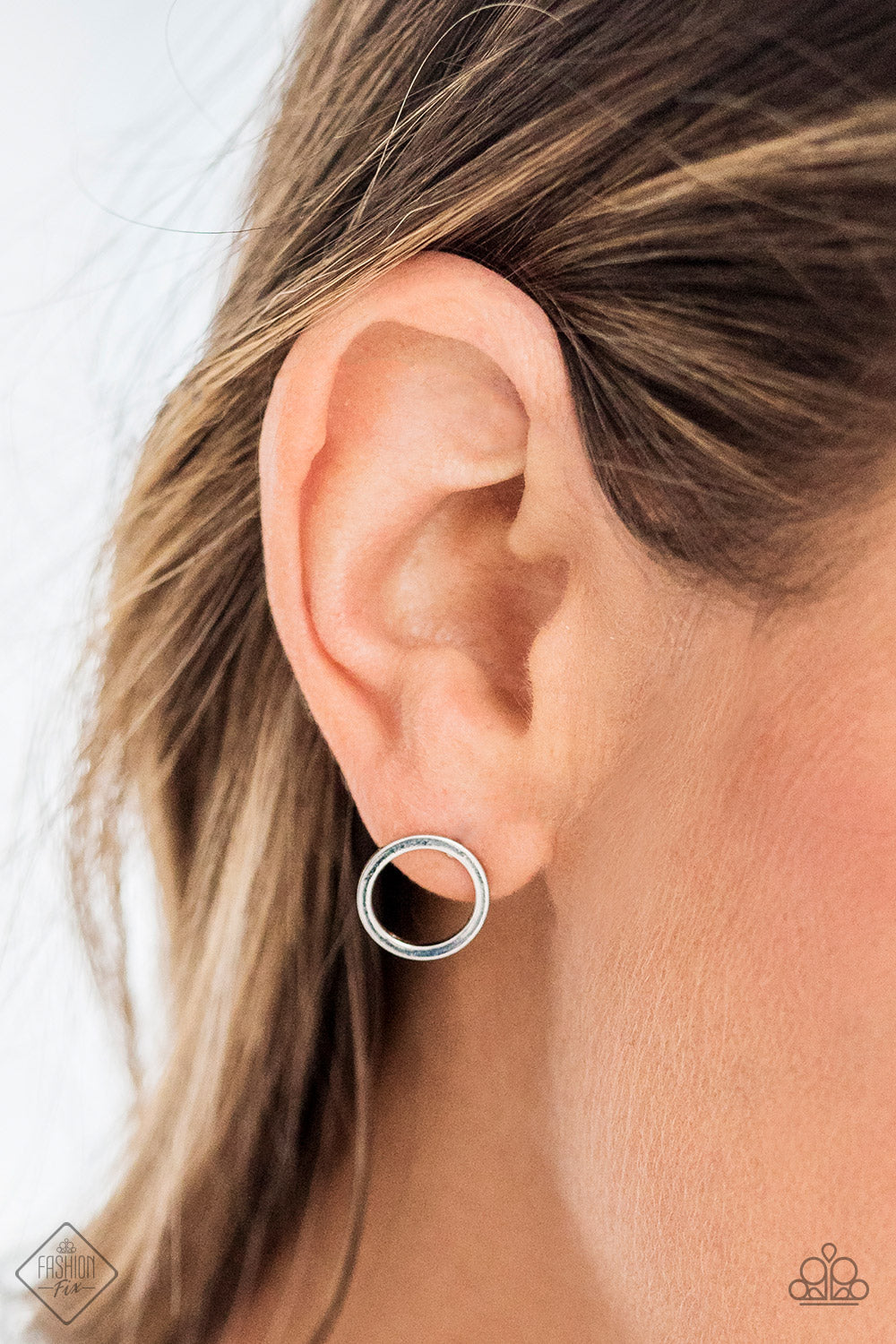 Paparazzi ♥ Minimal Masterpiece - Silver ♥ Post Earrings