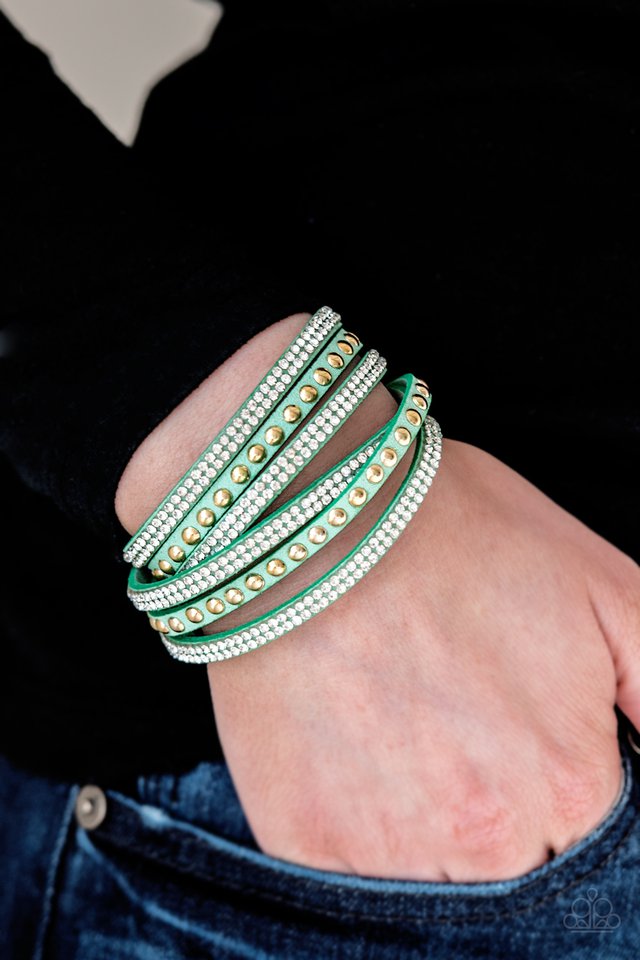 Paparazzi ♥ I BOLD You So! - Green ♥ Bracelet