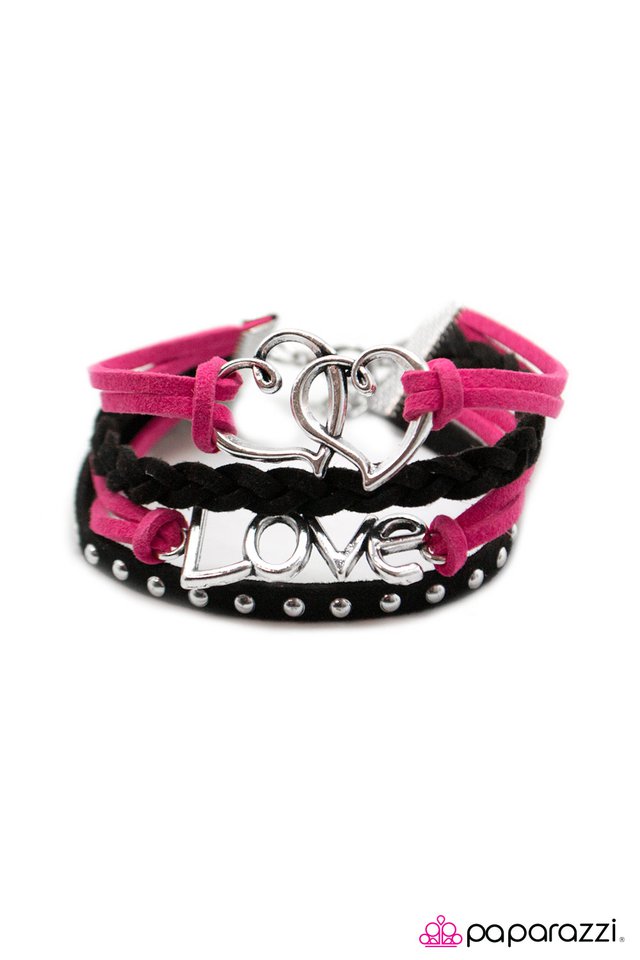 Paparazzi ♥ Secret Admirer - Pink ♥ Bracelet