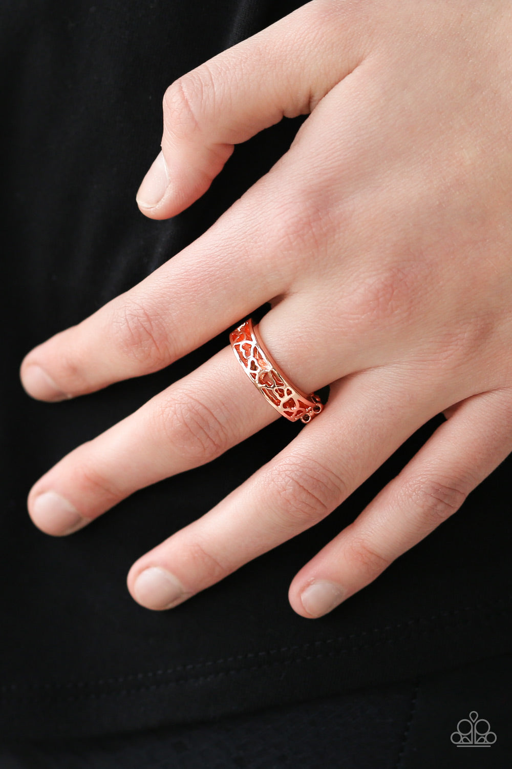 Paparazzi ♥ HEART Me Out! - Copper ♥ Ring