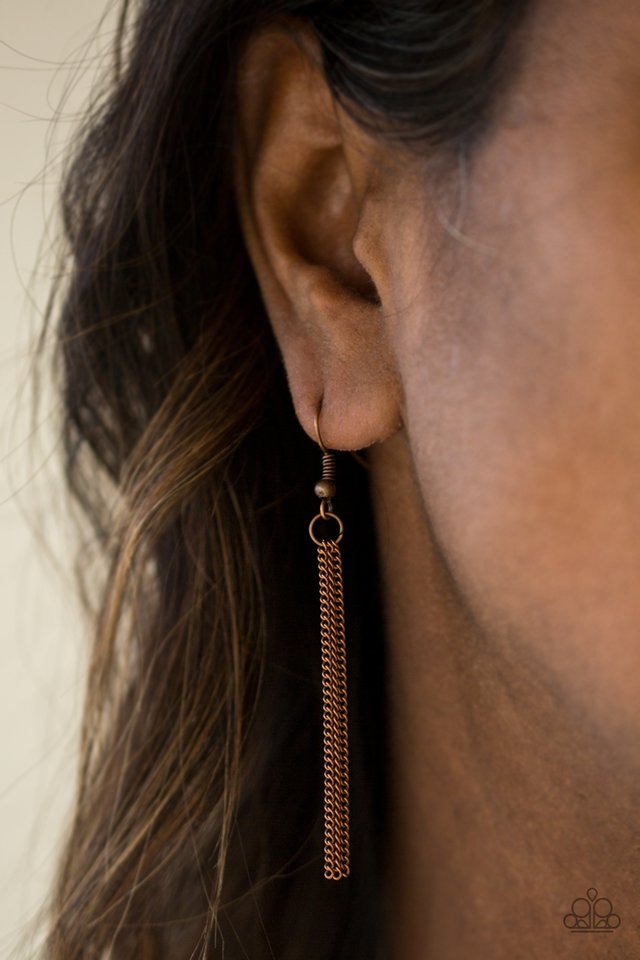 Paparazzi ♥ Sonoran Storm - Copper ♥ Necklace