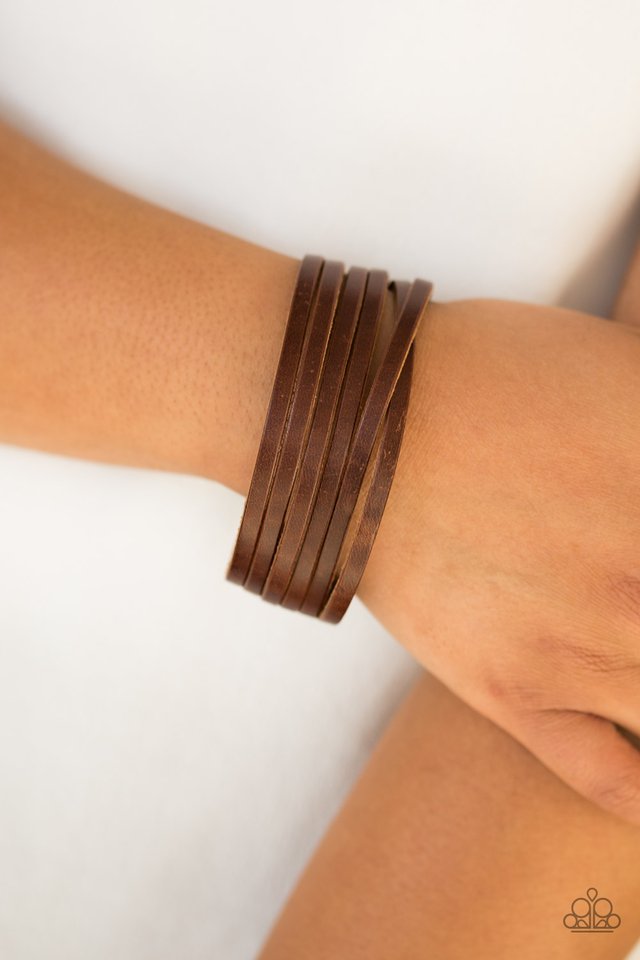 Paparazzi ♥ Day Hike - Brown ♥ Bracelet