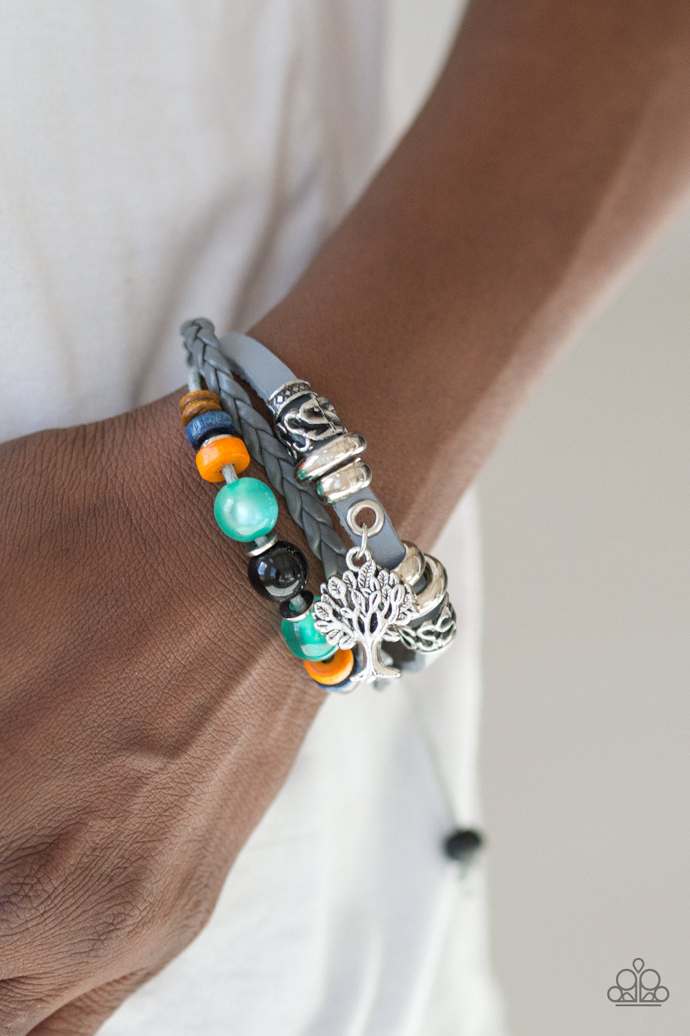 Paparazzi ♥ Tree Of Life - Silver ♥ Bracelet