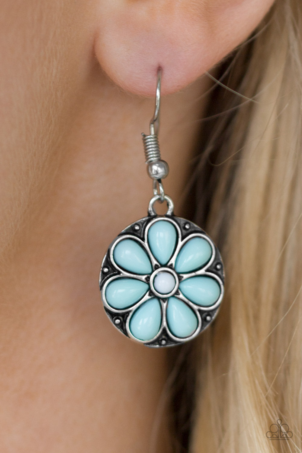 Paparazzi ♥ MARIGOLD Rush - Blue ♥ Earrings
