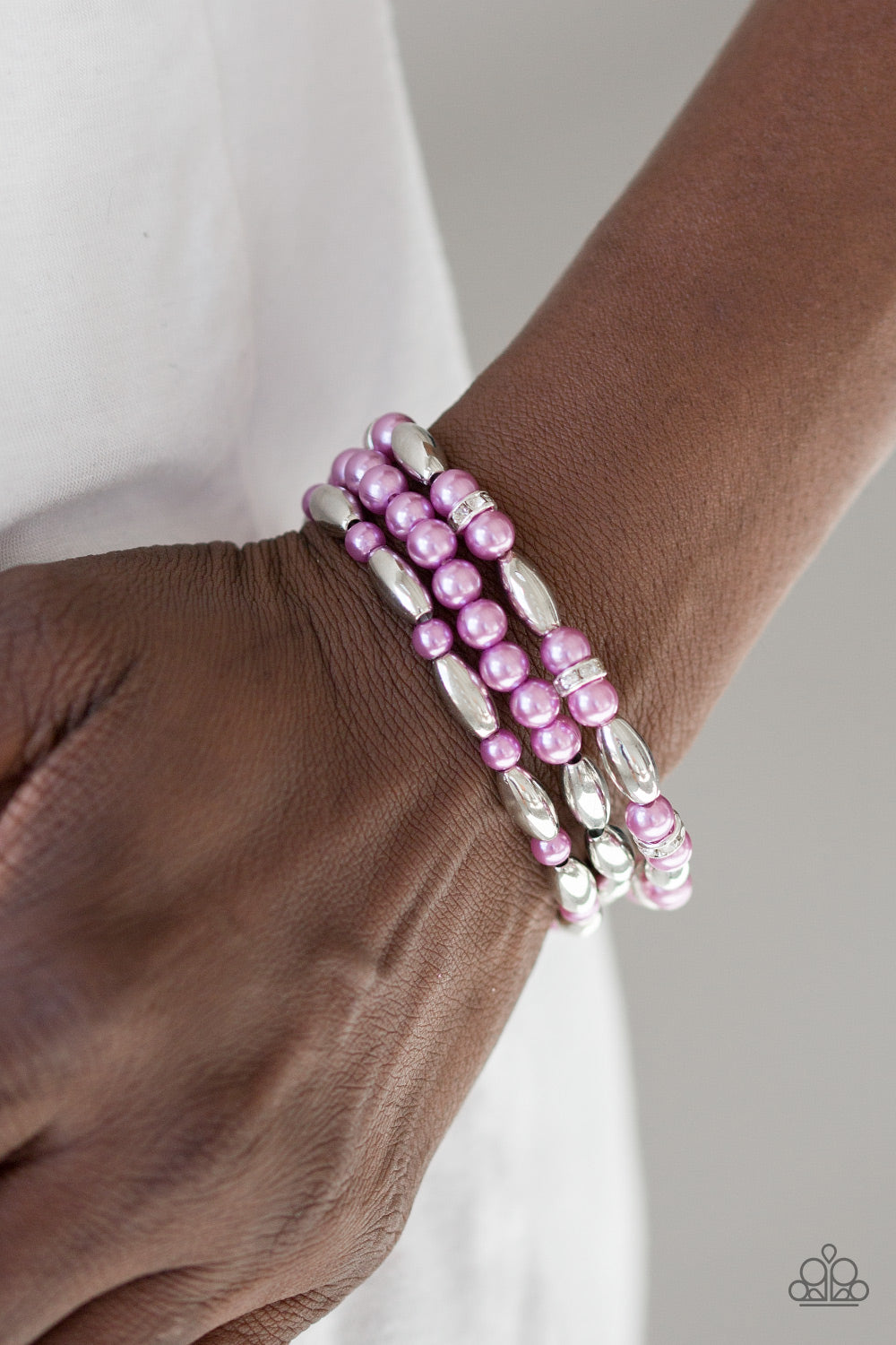 Paparazzi ♥ Chic Contender - Purple ♥ Bracelet