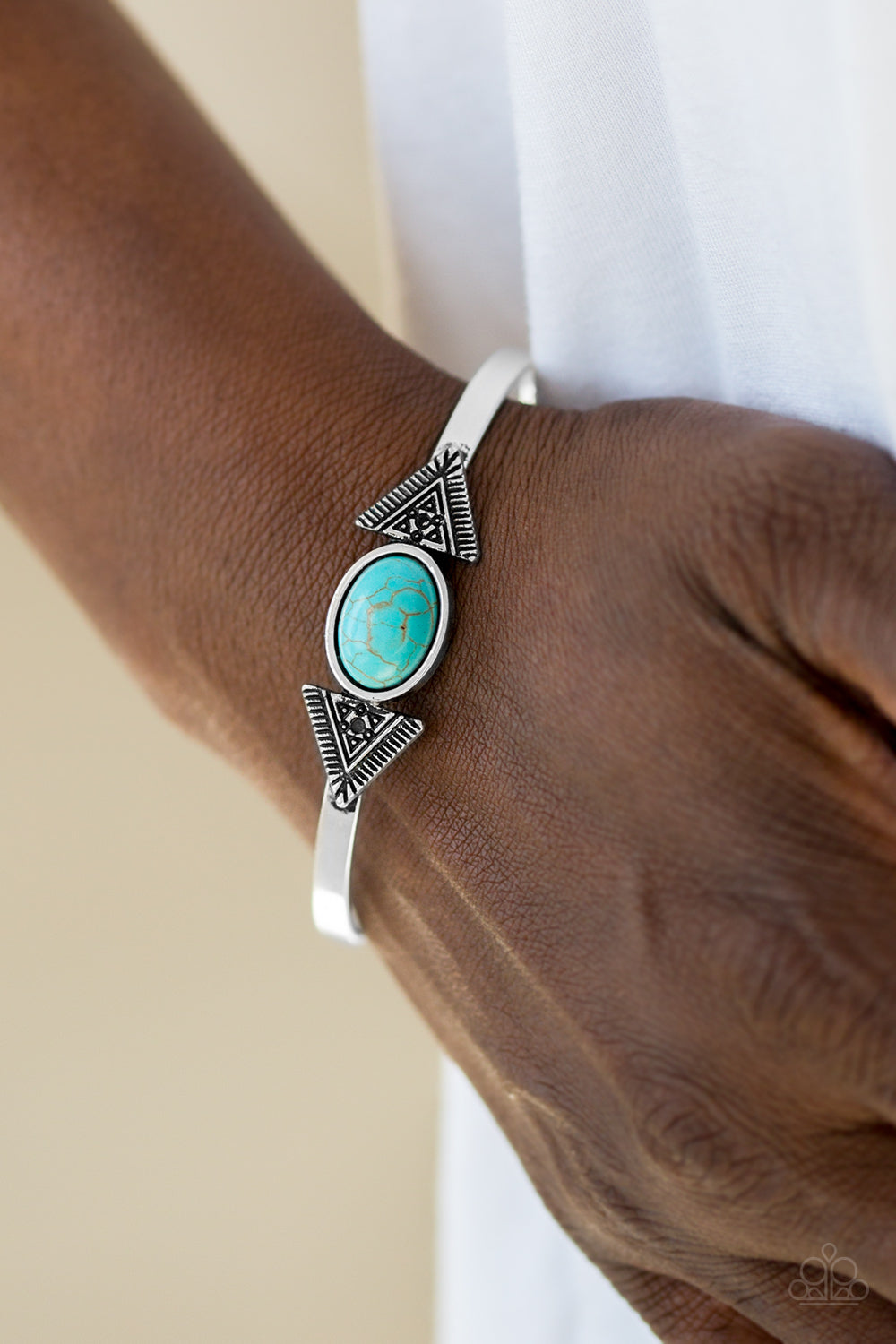 Paparazzi ♥ Apache Trail - Blue ♥ Bracelet