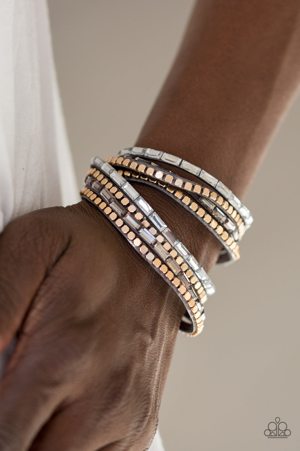 Paparazzi ♥ This Time With Attitude - Silver ♥ Bracelet