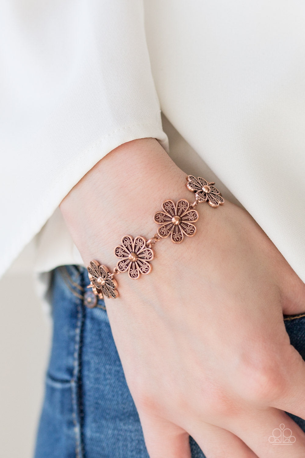 Paparazzi ♥ Pollen Count - Copper ♥ Bracelet
