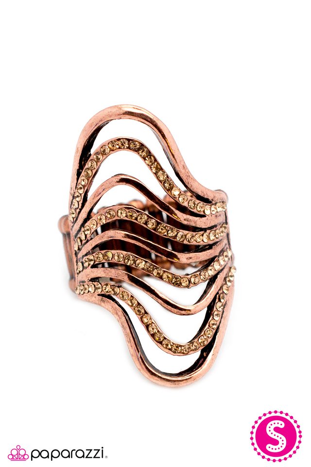 Paparazzi ♥ Rolling In It - Copper ♥ Ring